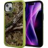 cellhelmet Fortitude Case for iPhone 14 Pro Max | MagSafe Compatible | Dual Protection | Drop Test Certified | Shockproof Durable iPhone 14 Pro Max Mossy Oak Case | Bottomland in Onyx Black(Country DNA | Electric Lime)