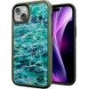 cellhelmet Fortitude Case for iPhone 14 Pro Max | MagSafe Compatible | Dual Protection | Drop Test Certified | Shockproof Durable iPhone 14 Pro Max Mossy Oak Case | Bottomland in Onyx Black(Agua Seafoam | Olive Drab Green)