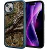 cellhelmet Fortitude Case for iPhone 14 Pro Max | MagSafe Compatible | Dual Protection | Drop Test Certified | Shockproof Durable iPhone 14 Pro Max Mossy Oak Case | Bottomland in Onyx Black(Country DNA | Deep Sea Blue)