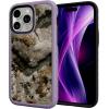cellhelmet Fortitude Case for iPhone 14 Pro Max | MagSafe Compatible | Dual Protection | Drop Test Certified | Shockproof Durable iPhone 14 Pro Max Mossy Oak Case | Bottomland in Onyx Black(Terra Gila | Lilac Blossom Purple)