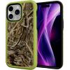 cellhelmet Fortitude Case for iPhone 14 Pro Max | MagSafe Compatible | Dual Protection | Drop Test Certified | Shockproof Durable iPhone 14 Pro Max Mossy Oak Case | Bottomland in Onyx Black(Shadow Grass | Electric Lime)