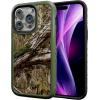 cellhelmet Fortitude Case for iPhone 14 Pro Max | MagSafe Compatible | Dual Protection | Drop Test Certified | Shockproof Durable iPhone 14 Pro Max Mossy Oak Case | Bottomland in Onyx Black(Country DNA | Olive Drab Green)