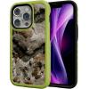 cellhelmet Fortitude Case for iPhone 14 Pro Max | MagSafe Compatible | Dual Protection | Drop Test Certified | Shockproof Durable iPhone 14 Pro Max Mossy Oak Case | Bottomland in Onyx Black(Terra Gila | Electric Lime)