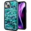 cellhelmet Fortitude Case for iPhone 14 Pro Max | MagSafe Compatible | Dual Protection | Drop Test Certified | Shockproof Durable iPhone 14 Pro Max Mossy Oak Case | Bottomland in Onyx Black(Agua Seafoam | Deep Sea Blue)
