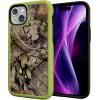 cellhelmet Fortitude Case for iPhone 14 Pro Max | MagSafe Compatible | Dual Protection | Drop Test Certified | Shockproof Durable iPhone 14 Pro Max Mossy Oak Case | Bottomland in Onyx Black(Breakup Country | Electric Lime)