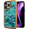 cellhelmet Fortitude Case for iPhone 14 Pro Max | MagSafe Compatible | Dual Protection | Drop Test Certified | Shockproof Durable iPhone 14 Pro Max Mossy Oak Case | Bottomland in Onyx Black(Agua Seafoam | Burnt Orange)