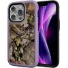 cellhelmet Fortitude Case for iPhone 14 Pro Max | MagSafe Compatible | Dual Protection | Drop Test Certified | Shockproof Durable iPhone 14 Pro Max Mossy Oak Case | Bottomland in Onyx Black(Breakup Country | Lilac Blossom Purple)