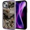 cellhelmet Fortitude Case for iPhone 14 Pro Max | MagSafe Compatible | Dual Protection | Drop Test Certified | Shockproof Durable iPhone 14 Pro Max Mossy Oak Case | Bottomland in Onyx Black(Terra Gila | Lilac Blossom Purple)