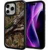 cellhelmet Fortitude Case for iPhone 14 Pro Max | MagSafe Compatible | Dual Protection | Drop Test Certified | Shockproof Durable iPhone 14 Pro Max Mossy Oak Case | Bottomland in Onyx Black(Country DNA | Onyx Black)