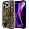 cellhelmet Fortitude Case for iPhone 14 Pro Max | MagSafe Compatible | Dual Protection | Drop Test Certified | Shockproof Durable iPhone 14 Pro Max Mossy Oak Case | Bottomland in Onyx Black(Shadow Grass | Lilac Blossom Purple)