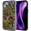 cellhelmet Fortitude Case for iPhone 14 Pro Max | MagSafe Compatible | Dual Protection | Drop Test Certified | Shockproof Durable iPhone 14 Pro Max Mossy Oak Case | Bottomland in Onyx Black(Obsession | Lilac Blossom Purple)