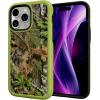 cellhelmet Fortitude Case for iPhone 14 Pro Max | MagSafe Compatible | Dual Protection | Drop Test Certified | Shockproof Durable iPhone 14 Pro Max Mossy Oak Case | Bottomland in Onyx Black(Obsession | Electric Lime)
