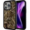 cellhelmet Fortitude Case for iPhone 14 Pro Max | MagSafe Compatible | Dual Protection | Drop Test Certified | Shockproof Durable iPhone 14 Pro Max Mossy Oak Case | Bottomland in Onyx Black(Shadow Grass | Onyx Black)