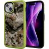 cellhelmet Fortitude Case for iPhone 14 Pro Max | MagSafe Compatible | Dual Protection | Drop Test Certified | Shockproof Durable iPhone 14 Pro Max Mossy Oak Case | Bottomland in Onyx Black(Terra Gila | Electric Lime)