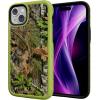 cellhelmet Fortitude Case for iPhone 14 Pro Max | MagSafe Compatible | Dual Protection | Drop Test Certified | Shockproof Durable iPhone 14 Pro Max Mossy Oak Case | Bottomland in Onyx Black(Obsession | Electric Lime)