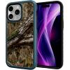 cellhelmet Fortitude Case for iPhone 14 Pro Max | MagSafe Compatible | Dual Protection | Drop Test Certified | Shockproof Durable iPhone 14 Pro Max Mossy Oak Case | Bottomland in Onyx Black(Country DNA | Deep Sea Blue)