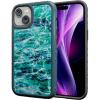 cellhelmet Fortitude Case for iPhone 14 Pro Max | MagSafe Compatible | Dual Protection | Drop Test Certified | Shockproof Durable iPhone 14 Pro Max Mossy Oak Case | Bottomland in Onyx Black(Agua Seafoam | Deep Sea Blue)