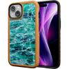 cellhelmet Fortitude Case for iPhone 14 Pro Max | MagSafe Compatible | Dual Protection | Drop Test Certified | Shockproof Durable iPhone 14 Pro Max Mossy Oak Case | Bottomland in Onyx Black(Agua Seafoam | Burnt Orange)