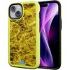 cellhelmet Fortitude Case for iPhone 14 Pro Max | MagSafe Compatible | Dual Protection | Drop Test Certified | Shockproof Durable iPhone 14 Pro Max Mossy Oak Case | Bottomland in Onyx Black(Agua Yellowfin | Electric Lime)