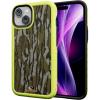 cellhelmet Fortitude Case for iPhone 14 Pro Max | MagSafe Compatible | Dual Protection | Drop Test Certified | Shockproof Durable iPhone 14 Pro Max Mossy Oak Case | Bottomland in Onyx Black(Bottomland Orig | Electric Lime)