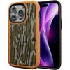 cellhelmet Fortitude Case for iPhone 14 Pro Max | MagSafe Compatible | Dual Protection | Drop Test Certified | Shockproof Durable iPhone 14 Pro Max Mossy Oak Case | Bottomland in Onyx Black(Bottomland Orig | Burnt Orange)