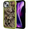 cellhelmet Fortitude Case for iPhone 14 Pro Max | MagSafe Compatible | Dual Protection | Drop Test Certified | Shockproof Durable iPhone 14 Pro Max Mossy Oak Case | Bottomland in Onyx Black(Breakup Country | Electric Lime)