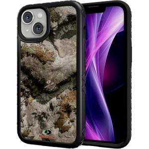 cellhelmet Fortitude Case for iPhone 14 Pro Max | MagSafe Compatible | Dual Protection | Drop Test Certified | Shockproof Durable iPhone 14 Pro Max Mossy Oak Case | Bottomland in Onyx Black(Terra Gila | Onyx Black)