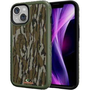 cellhelmet Fortitude Case for iPhone 14 Pro Max | MagSafe Compatible | Dual Protection | Drop Test Certified | Shockproof Durable iPhone 14 Pro Max Mossy Oak Case | Bottomland in Onyx Black(Bottomland Orig | Olive Drab Green)