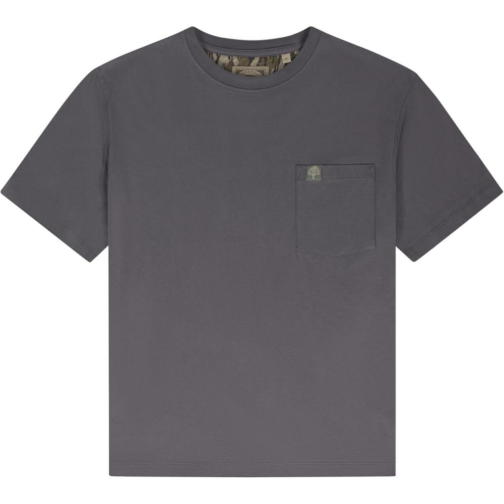 image:imageMossy Oak Cottrell Camp Mens TShirts with Pocket  100 Cotton PreShrunk amp Peached Fabric with 2Way Stretch Casual ShirtBranch
