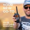Midland GXT1050VP4 GMRS Two-Way Radio (50-Channel, Long Range, 142 Privacy Codes, SOS, NOAA, Rechargeable Nickle Battery, Mossy Oak Camo, 2-Pack)(Black/Li-ion)