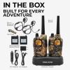 Midland GXT1050VP4 GMRS Two-Way Radio (50-Channel, Long Range, 142 Privacy Codes, SOS, NOAA, Rechargeable Nickle Battery, Mossy Oak Camo, 2-Pack)(Mossy Oak Break Out Camo)