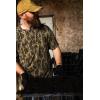 Mossy Oak Tombigbee Light Henley Shirt for Men with Pocket | Outdoor Fishing & Travel Tee | Casual Men’s Camp T-Shirt (S–3XL)(Bluewing)