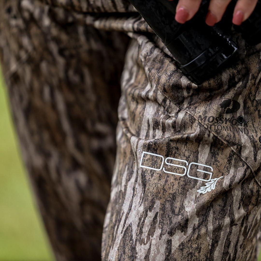 image:imageDSG Outerwear Womens Nova Rain Pants Waterproof Breathable Lightweight Hunting amp Outdoor PantsMossy Oak Bottomland New