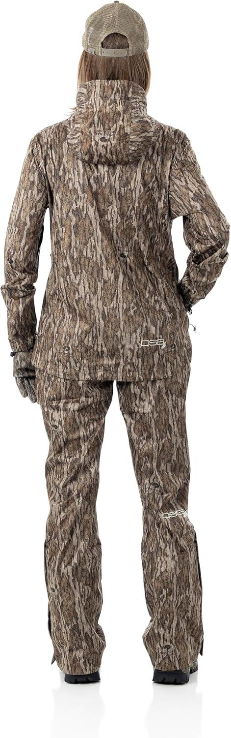 image:imageDSG Outerwear Womens Nova Rain Pants Waterproof Breathable Lightweight Hunting amp Outdoor PantsMossy Oak Bottomland New