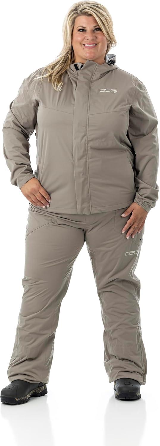 image:imageDSG Outerwear Womens Nova Rain Pants Waterproof Breathable Lightweight Hunting amp Outdoor PantsStone