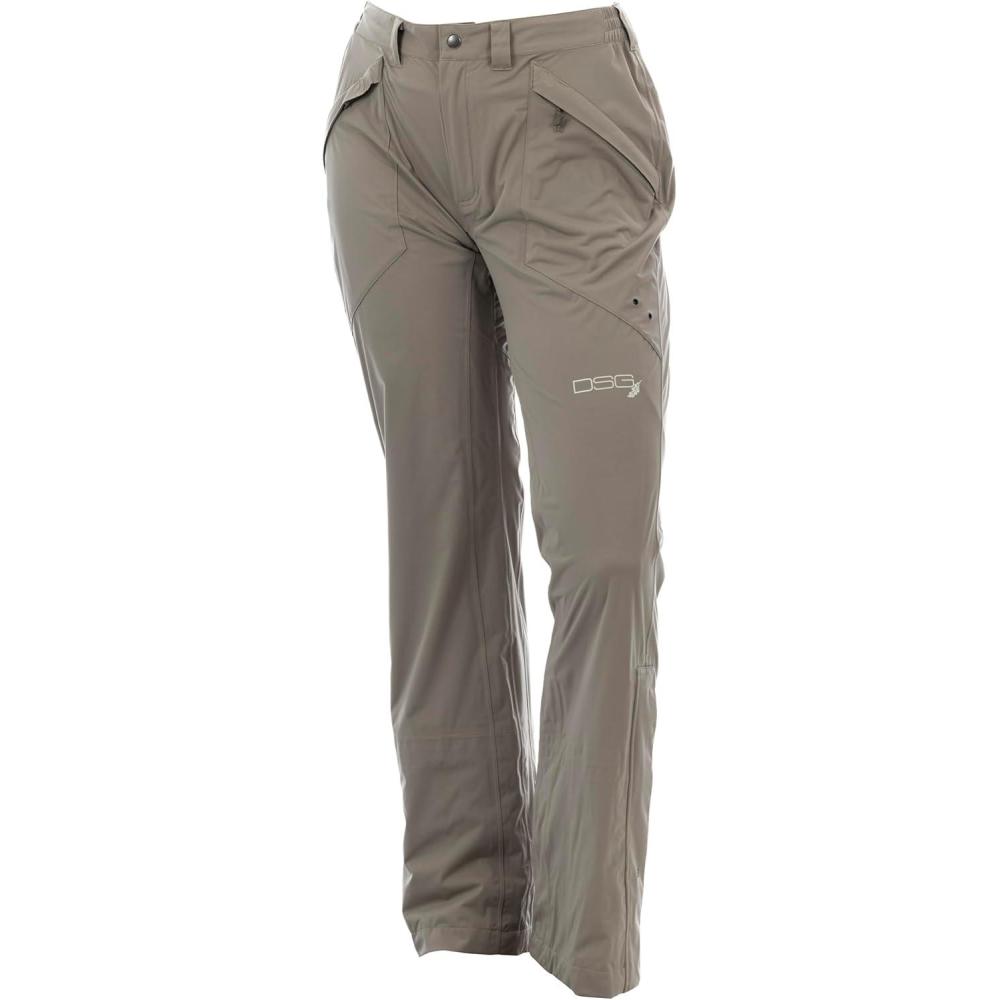 image:imageDSG Outerwear Womens Nova Rain Pants Waterproof Breathable Lightweight Hunting amp Outdoor PantsStone