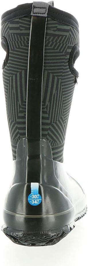 image:imageBOGS unisexchild Classic High Waterproof Insulated Rubber Neoprene Rain BootSnow BootPhaser PrintBlackMulti