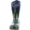 BOGS unisex-child Classic High Waterproof Insulated Rubber Neoprene Rain BootSnow Boot(Axel Print – Black Multi)