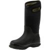 BOGS unisex-child Classic High Waterproof Insulated Rubber Neoprene Rain BootSnow Boot(Black)