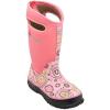 BOGS unisex-child Classic High Waterproof Insulated Rubber Neoprene Rain BootSnow Boot(Bubbles Print/Pink/Multi)