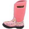 BOGS unisex-child Classic High Waterproof Insulated Rubber Neoprene Rain BootSnow Boot(Bubbles Print/Pink/Multi)
