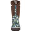 BOGS unisex-child Classic High Waterproof Insulated Rubber Neoprene Rain BootSnow Boot(Dots Print/Chocolate/Multi)