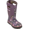 BOGS unisex-child Classic High Waterproof Insulated Rubber Neoprene Rain BootSnow Boot(Plum)