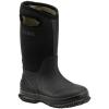 BOGS unisex-child Classic High Waterproof Insulated Rubber Neoprene Rain BootSnow Boot(Black)