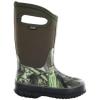 BOGS unisex-child Classic High Waterproof Insulated Rubber Neoprene Rain BootSnow Boot(Camo Mossy Oak/Green/Multi)