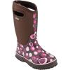 BOGS unisex-child Classic High Waterproof Insulated Rubber Neoprene Rain BootSnow Boot(Chocolate)