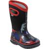 BOGS unisex-child Classic High Waterproof Insulated Rubber Neoprene Rain BootSnow Boot(Dino Print/Black/Multi)