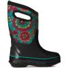 Pansies Print/Black/Multi