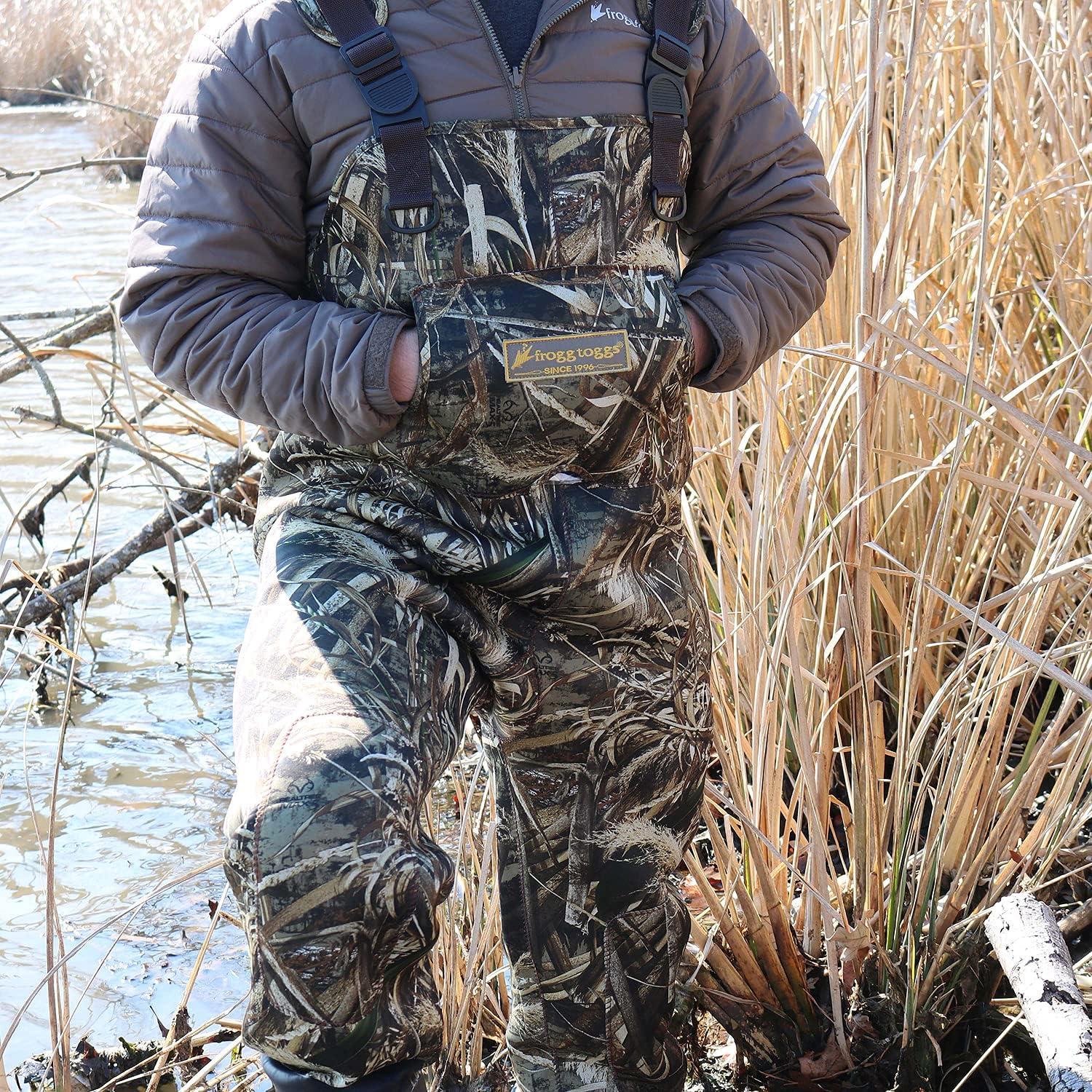 image:imageFROGG TOGGS Amphib Neoprene Bootfoot Waterproof Fishing Camo Chest Wader for FishingRealtree Timber