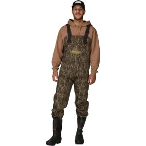 FROGG TOGGS Amphib Neoprene Bootfoot Waterproof Fishing Camo Chest Wader for Fishing(Mossy Oak Bottomland)